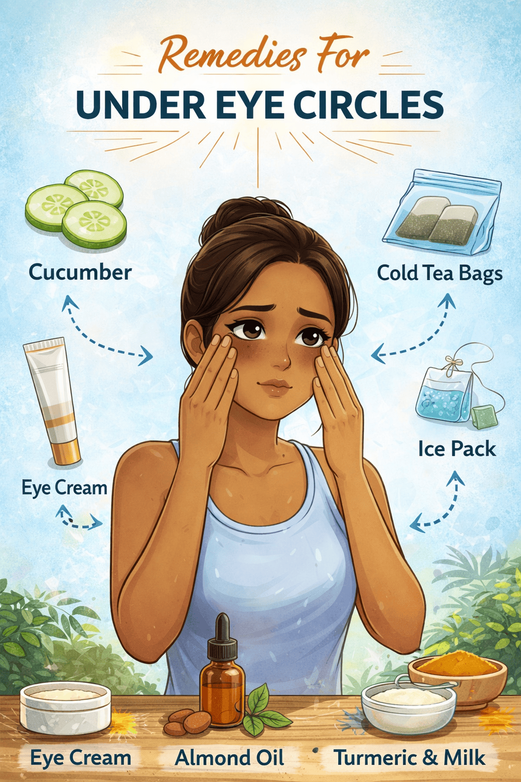 How to get rid of under eye dark circles
