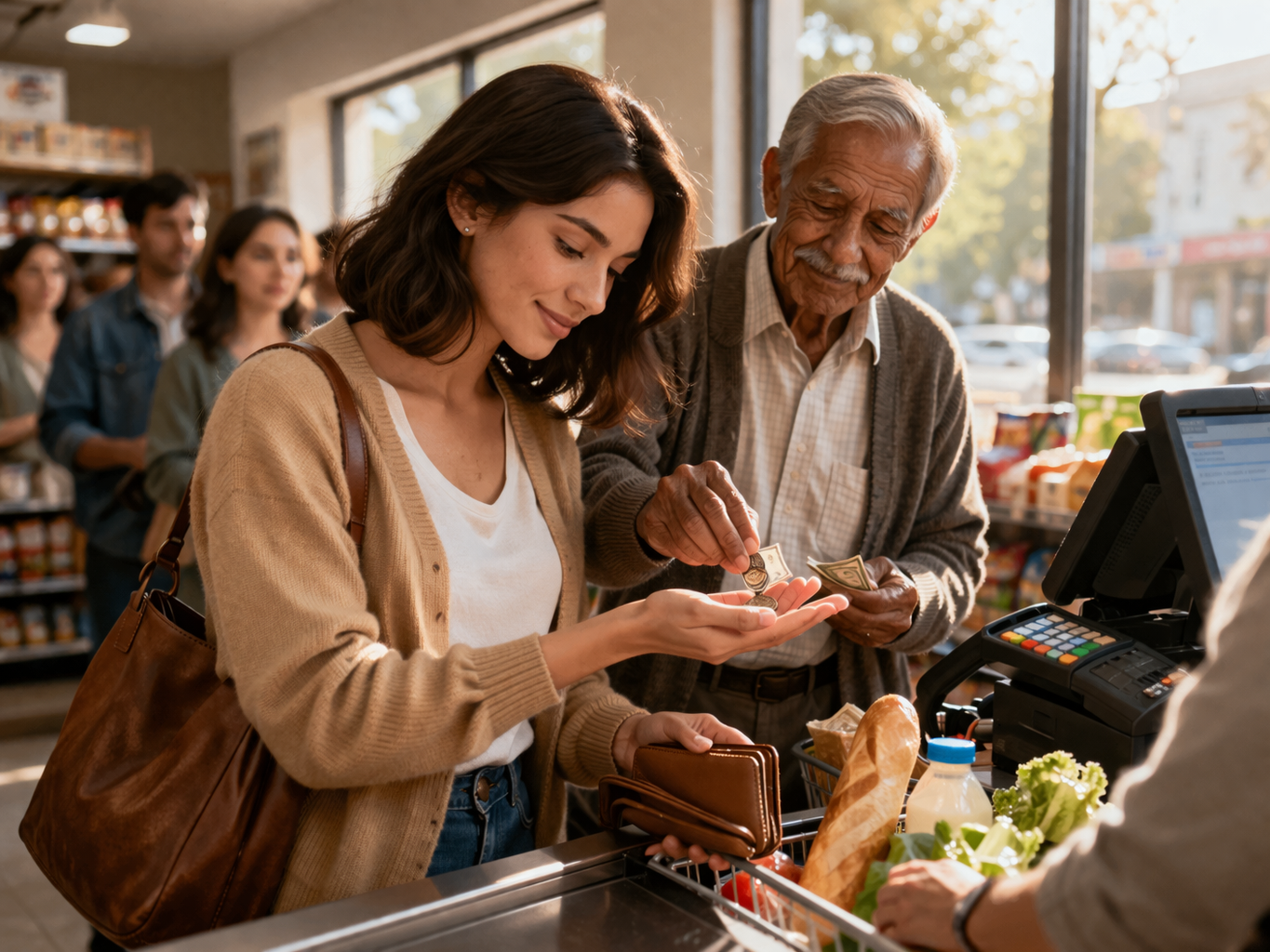 Real-Life Kindness Story - The Man in the Queue