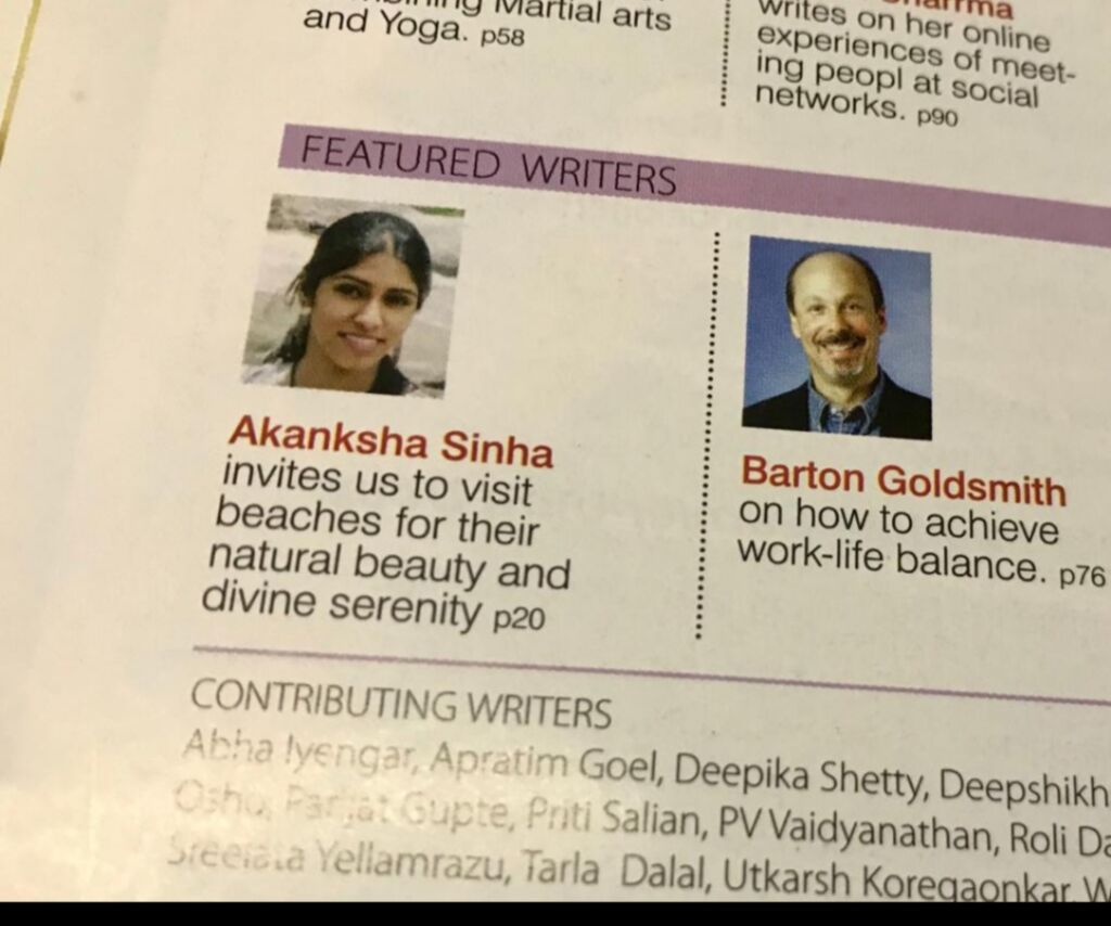 That Feeling of Seeing Myself Listed as a Featured Writer