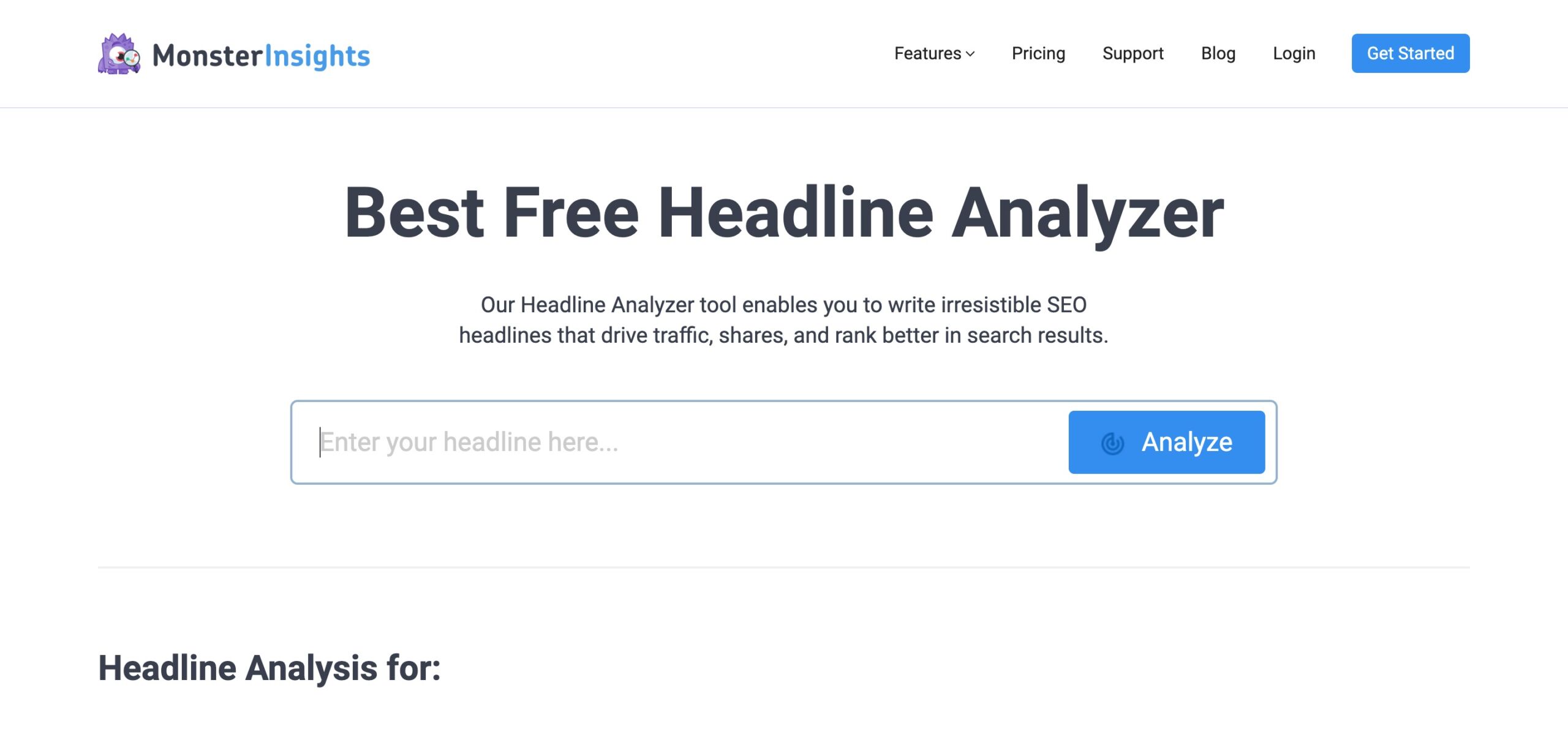 Headline Analyzer