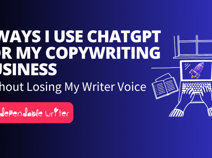 How I Use ChatGPT for my copywriting business as a Copywriter
