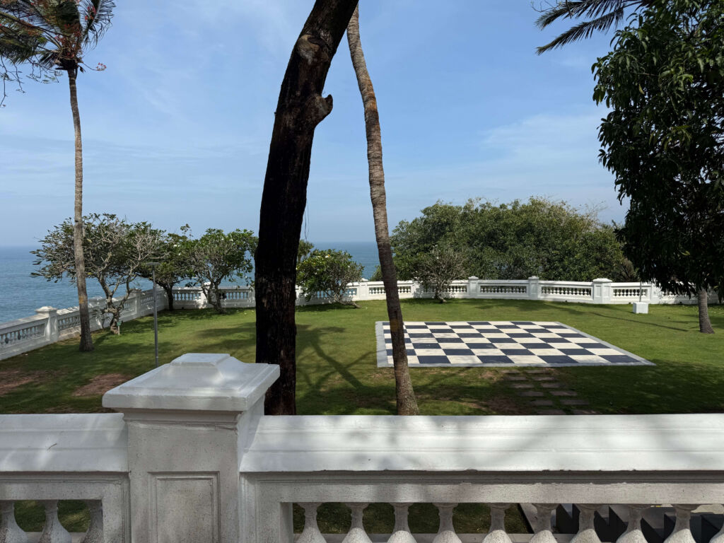 Leela Kovalam Gardens Chess Theme