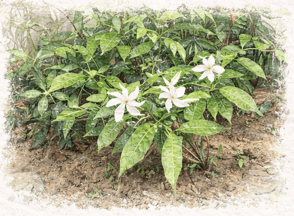 Chandni Flowers in Kerala Garden